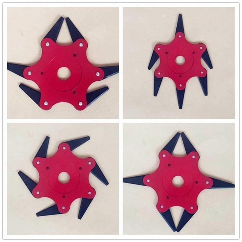 🔥 ¡Último día - 50% DE DESCUENTO! 🔥 TurboTrim™ Cabezal de Corte de Jardín de Acero con 6 Cuchillas Universal