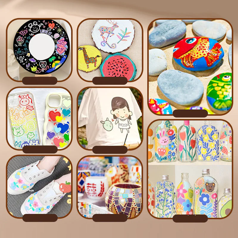 AcryliGlow™ | Set de Rotuladores Acrílicos (24 Colores)