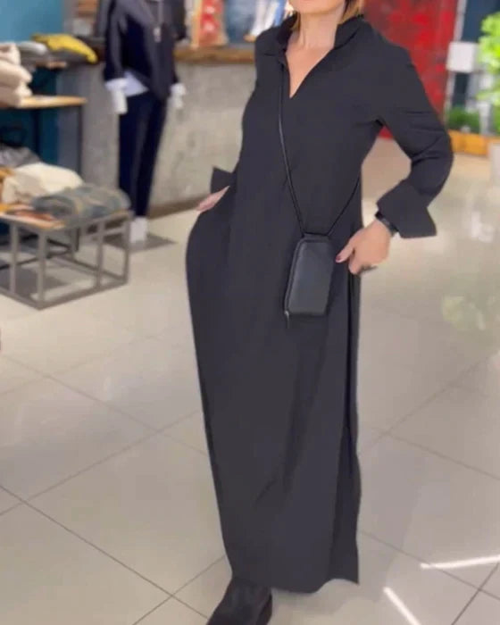 Elise™ – Elegante en comfortabele lange jurk