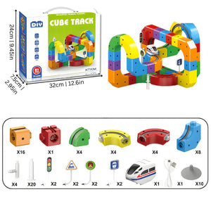 EduBuild Magnetic Track™ – Creatieve en Actieve Doe-Het-Zelf Knikkerbaan - Science Factory