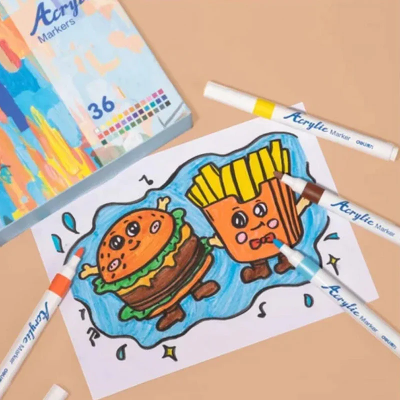 AcryliGlow™ | Set de Rotuladores Acrílicos (24 Colores)