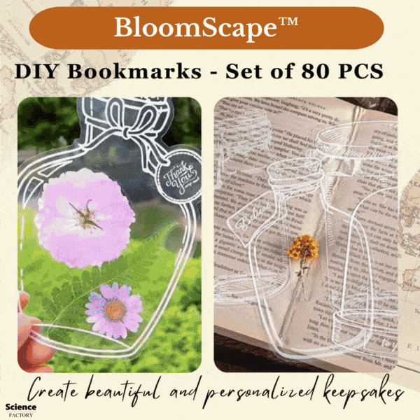 ¡Último día! ¡50% de descuento! Bloomscape™ Marcapáginas (Set de 80 piezas)