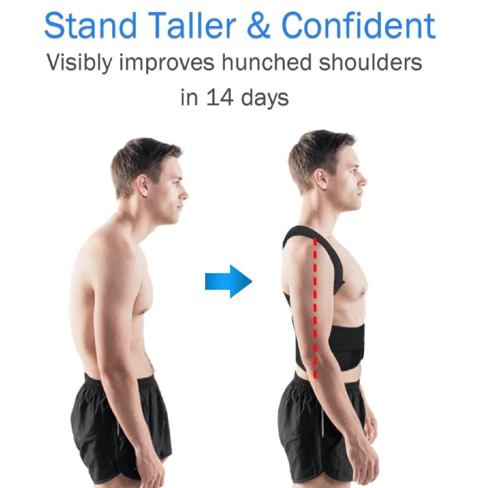 BodyBoost™ Corrector | Corrector de Postura Dorsal Ajustable