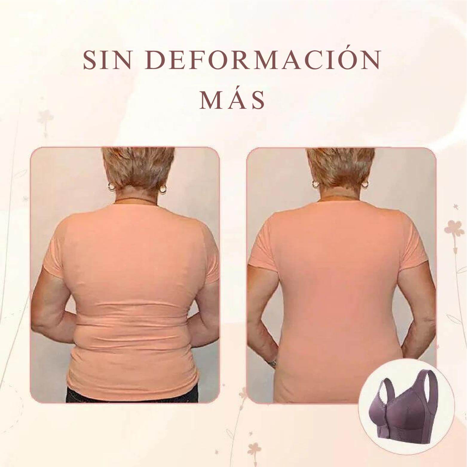 1+1 GRATIS | FrontEase™ Sujetador de Algodón con Cierre Frontal para Personas Mayores