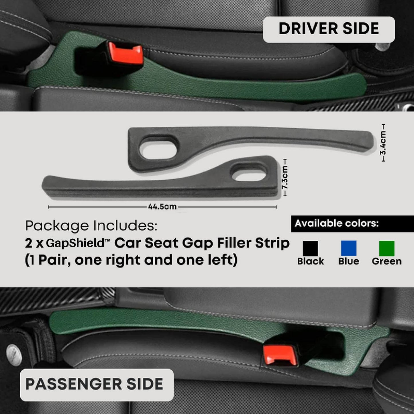 GapShield™ Relleno para la Rendija del Asiento | 1 PAR