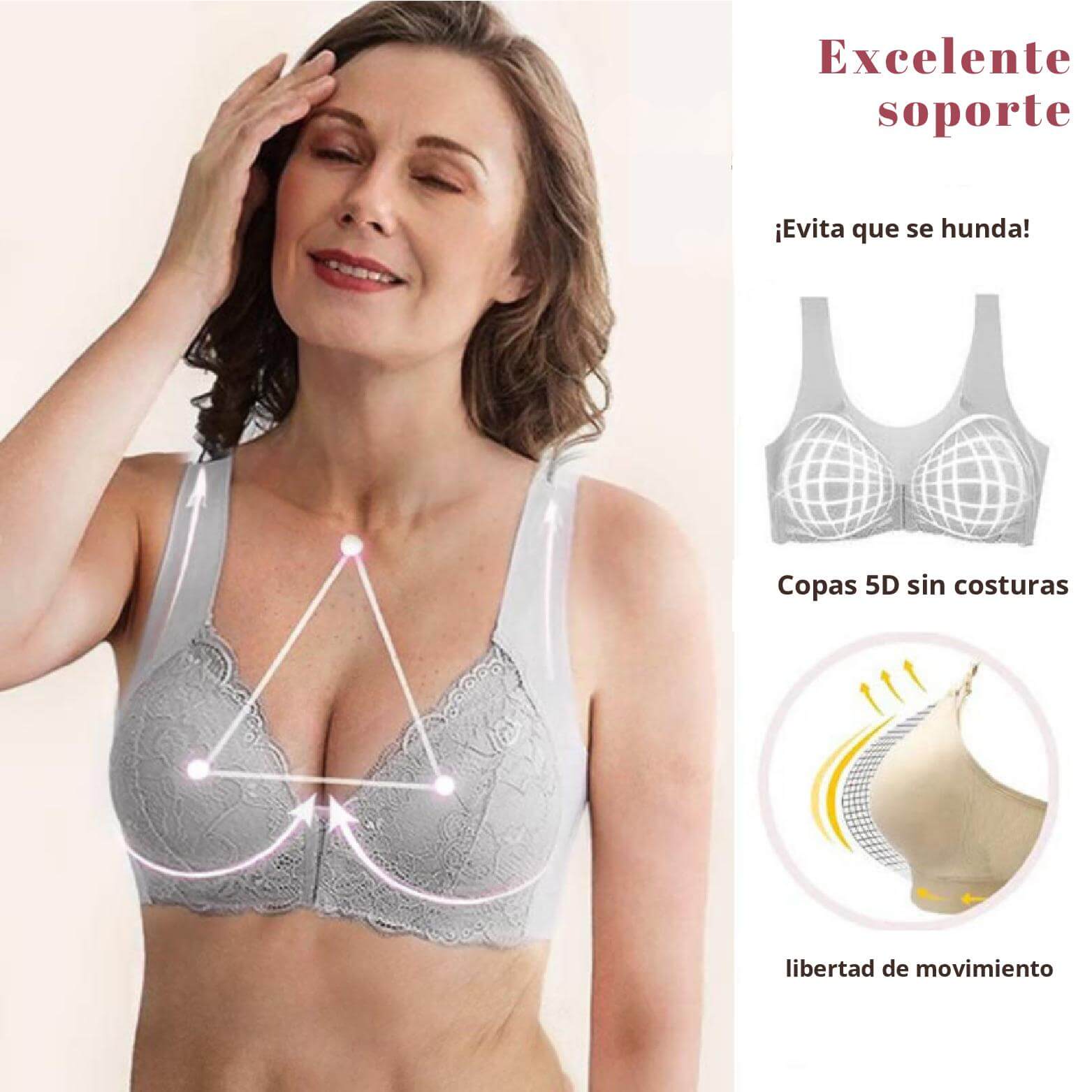 Lisanne™ Ultra Lift BH con Cierre Fácil | 1+2 GRATIS