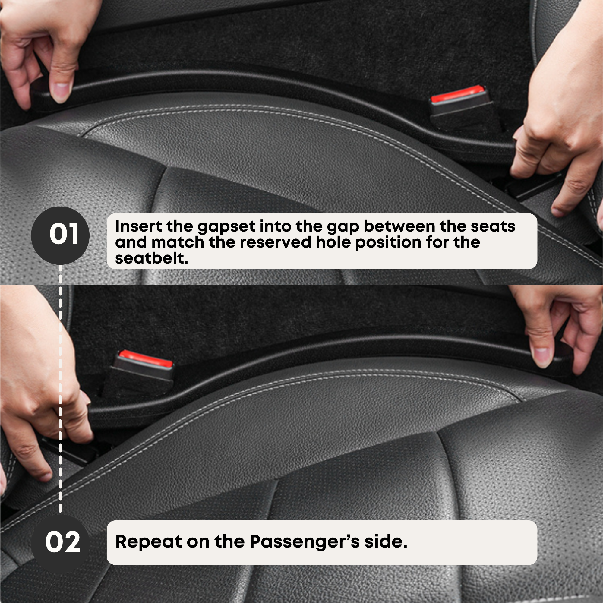 GapShield™ Relleno para la Rendija del Asiento | 1 PAR