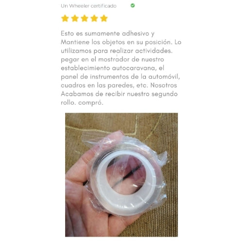 ClearTape™ Cinta Doble Cara Transparente e Impermeable | ¡1+1 GRATIS!
