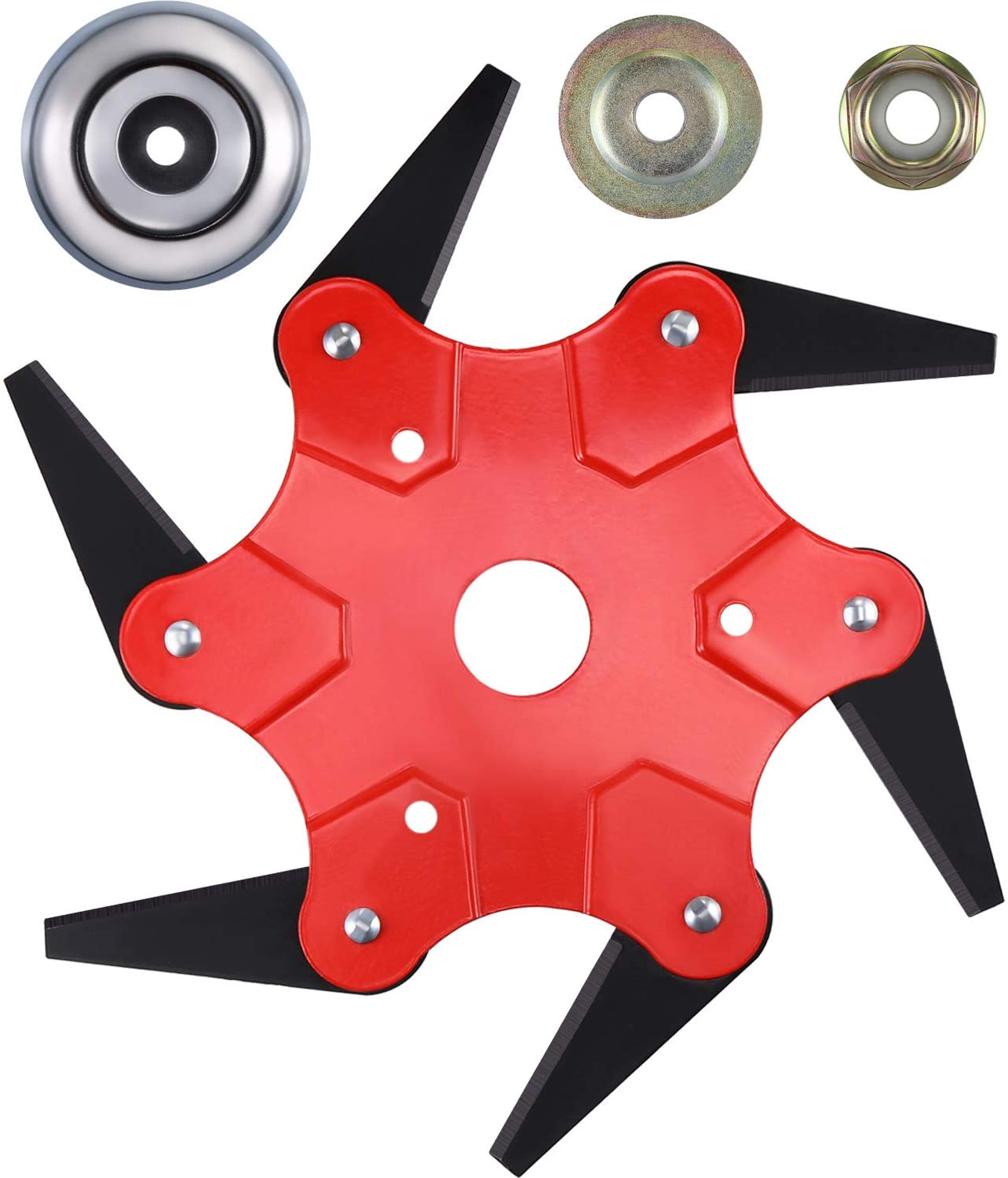 🔥 ¡Último día - 50% DE DESCUENTO! 🔥 TurboTrim™ Cabezal de Corte de Jardín de Acero con 6 Cuchillas Universal