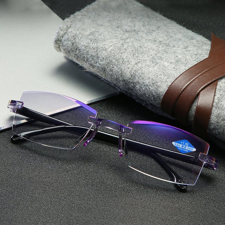 【ÚLTIMO DÍA DE REBAJAS】VisionPro™ Gafas de Lectura Antidesgaste con Alta Dureza, Filtro de Luz Azul e Inteligente Doble Enfoque