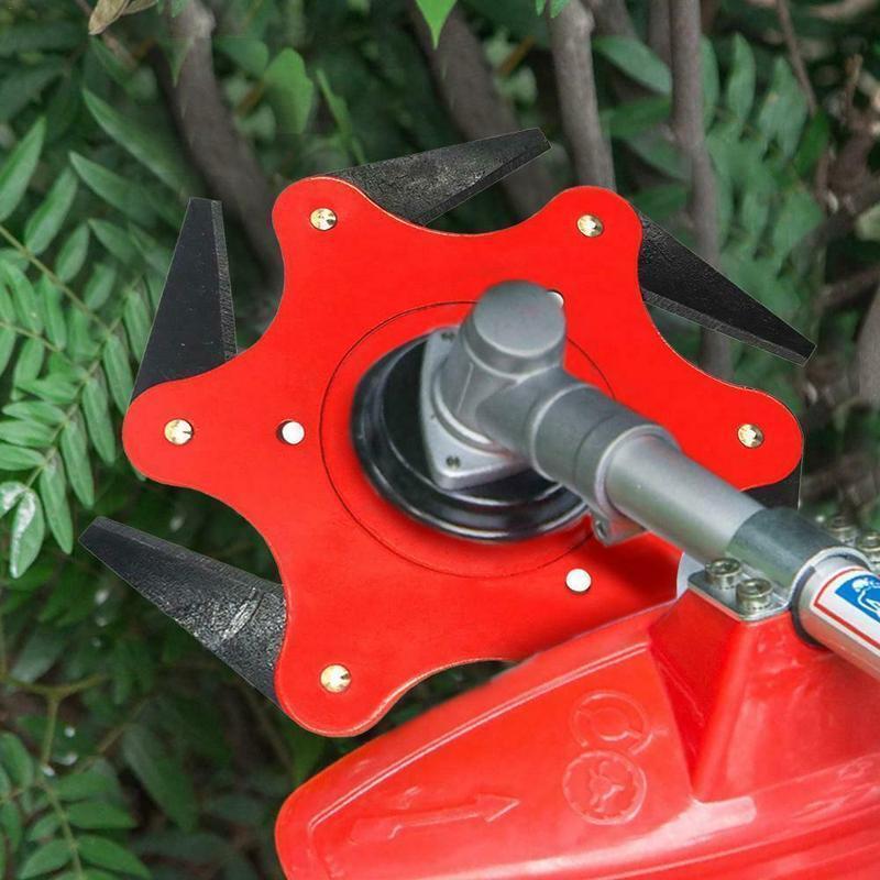 🔥 ¡Último día - 50% DE DESCUENTO! 🔥 TurboTrim™ Cabezal de Corte de Jardín de Acero con 6 Cuchillas Universal