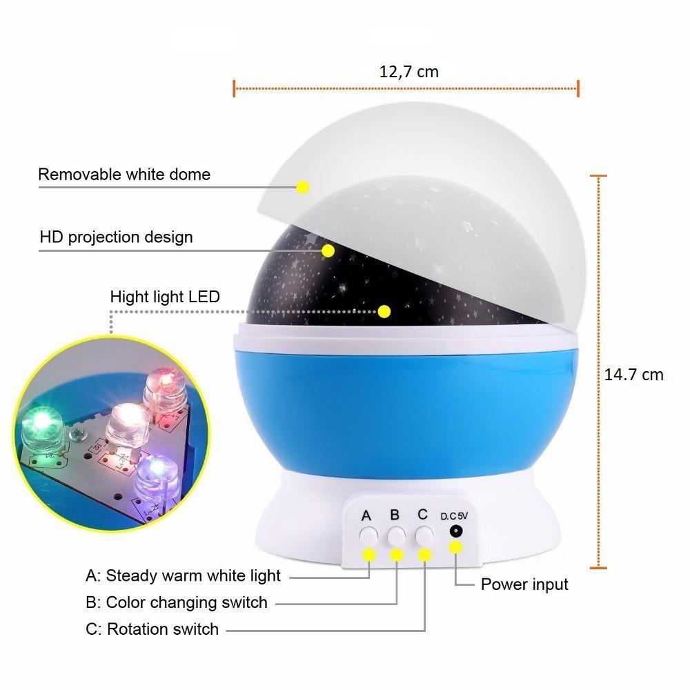 Proyector de Luz Estelar | Iluminación Nocturna - Science Factory ES