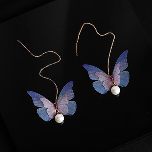 Mariposa Pendientes de Perlas - Science Factory ES