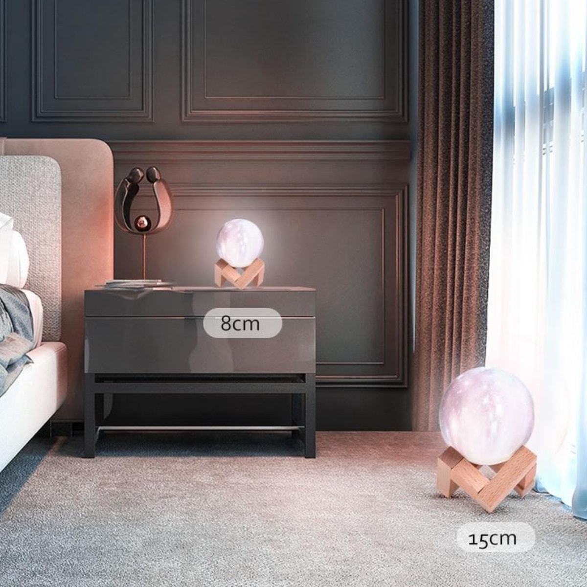 Luz Nocturna de la Luna del Universo | Limitada - Science Factory ES