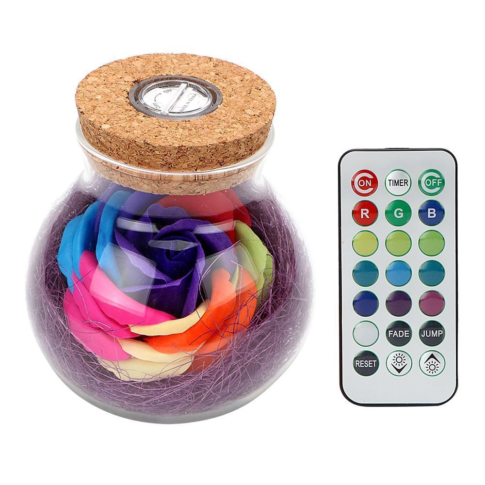 Rosa en una Botella | Iluminación - Science Factory ES