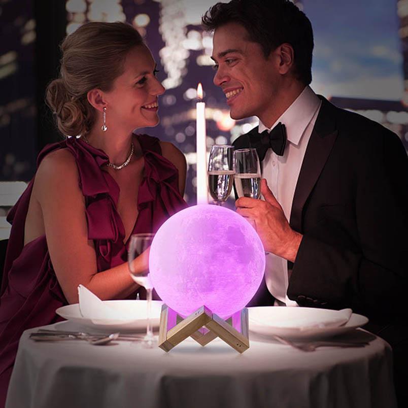 Luz Nocturna de la Luna (de Color) | Iluminación - Science Factory ES