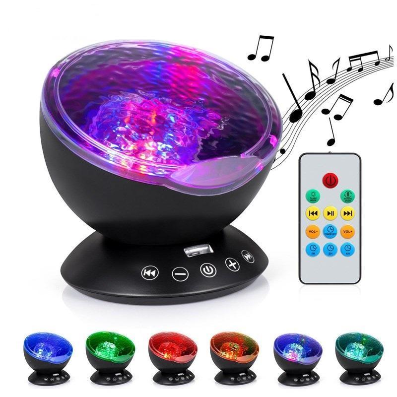 Proyector de Ondas Oceánicas | Iluminación Nocturna - Science Factory ES