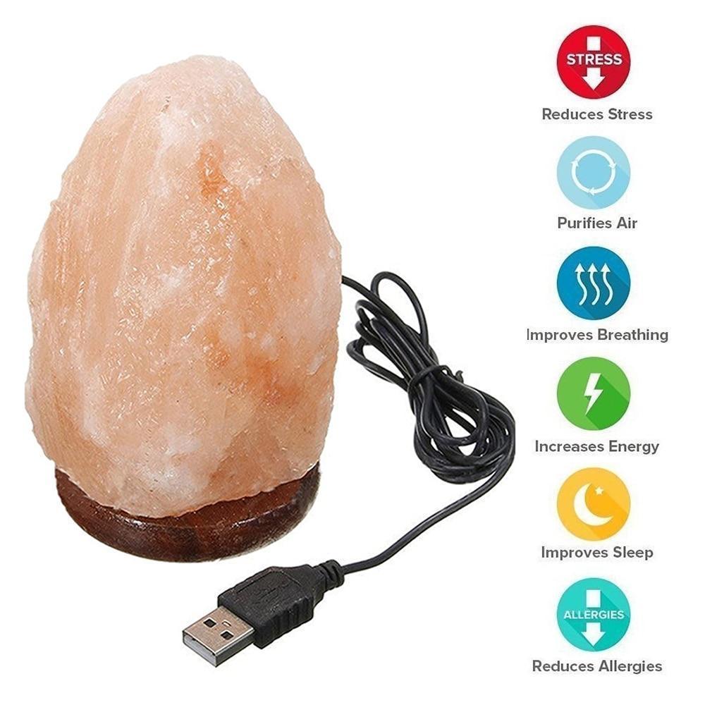 Lámpara de Piedra de Sal que cambia de color | Iluminación - Science Factory ES