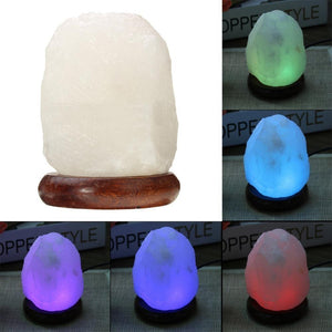 Lámpara de Piedra de Sal que cambia de color | Iluminación - Science Factory ES