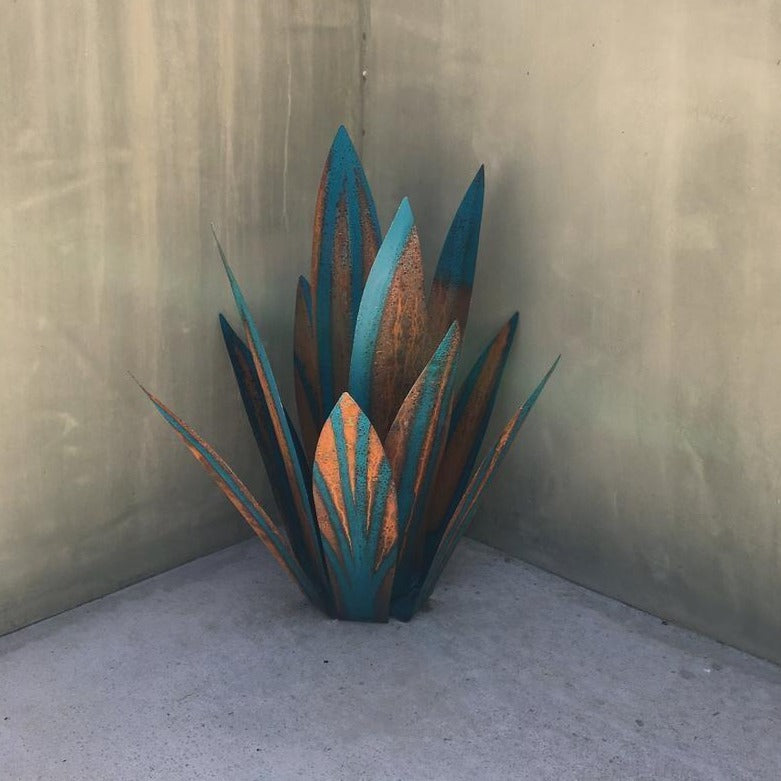 Rustic Radiant™ | Escultura Rústica de Agave Eterna e Impermeable