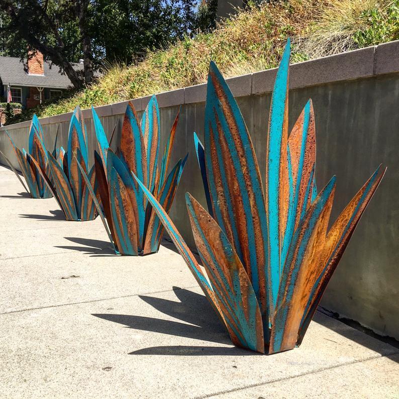 Rustic Radiant™ | Escultura Rústica de Agave Eterna e Impermeable