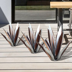 Rustic Radiant™ | Escultura Rústica de Agave Eterna e Impermeable