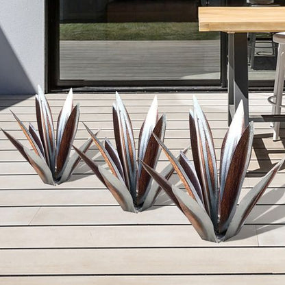 Rustic Radiant™ | Escultura Rústica de Agave Eterna e Impermeable