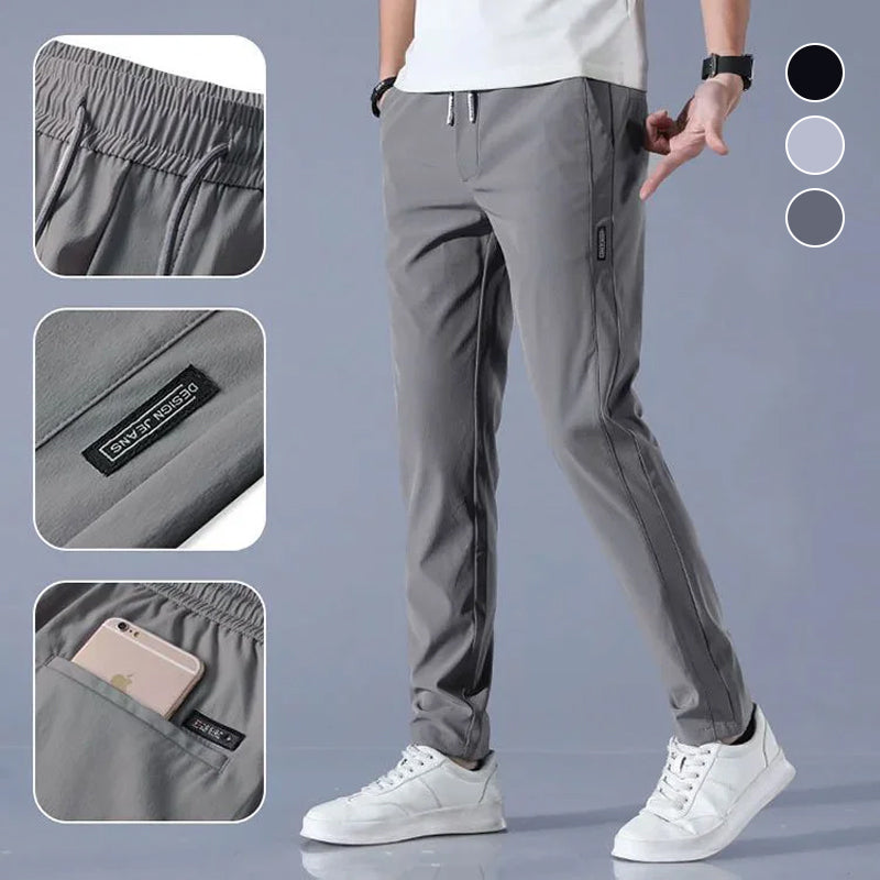 DryCool Heren™ Pantalón Transpirable de Seda Helada para Ocio