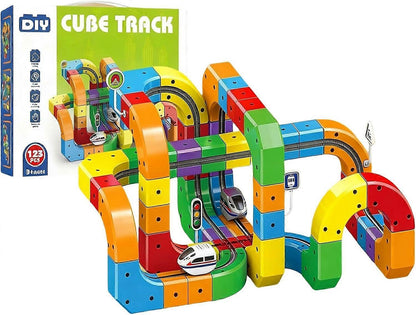 EduBuild Magnetic Track™ – Creatieve en Actieve Doe-Het-Zelf Knikkerbaan - Science Factory