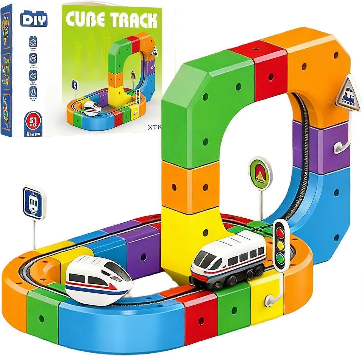EduBuild Magnetic Track™ – Creatieve en Actieve Doe-Het-Zelf Knikkerbaan - Science Factory