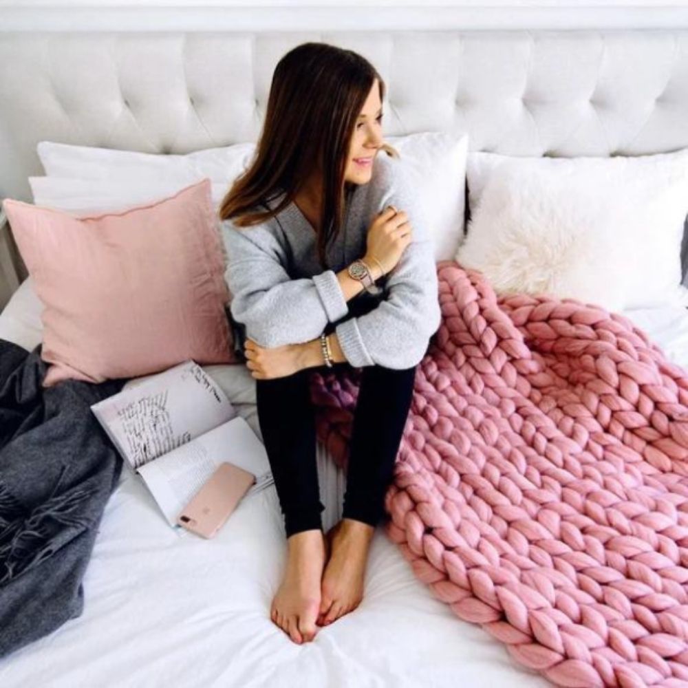 50% DE DESCUENTO | CozyKnit™ - ¡Teje tu propia manta! [Último día de oferta]