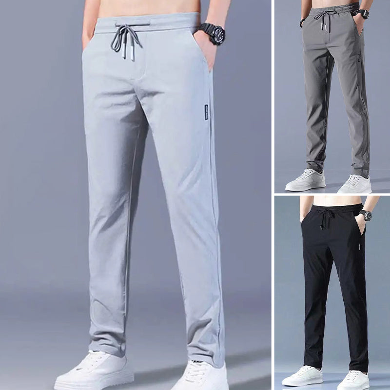 DryCool Heren™ Pantalón Transpirable de Seda Helada para Ocio