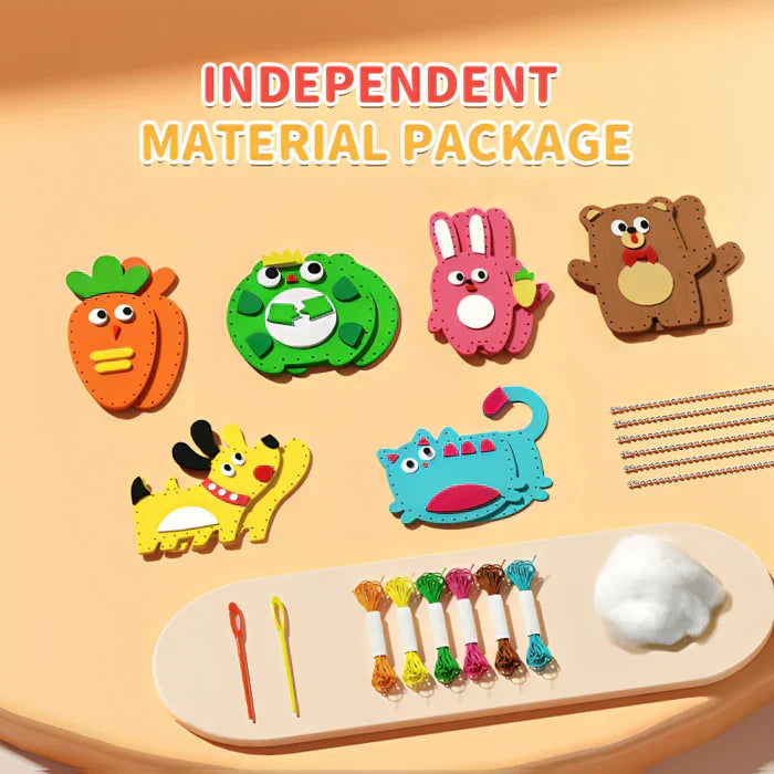 50% Descuento | MiniMasterpiece™ Kit Creativo de Costura DIY para Niños [Último Día de Descuento]