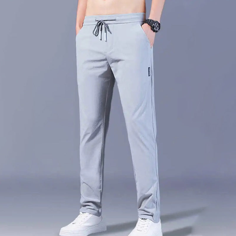 DryCool Heren™ Pantalón Transpirable de Seda Helada para Ocio