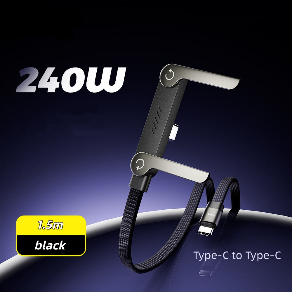 SnapCharge™ Soporte de Teléfono Invisible 2 en 1 con Cable de Carga | Carga Ultrarrápida de 240W