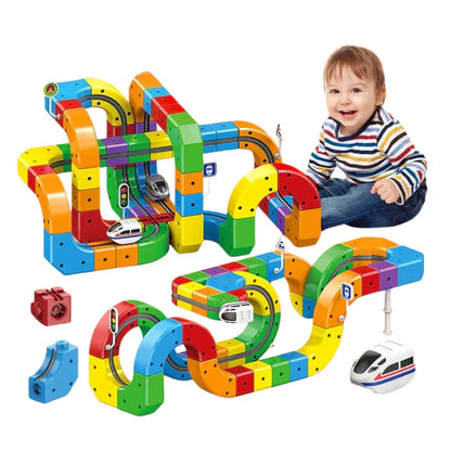 EduBuild Magnetic Track™ – Creatieve en Actieve Doe-Het-Zelf Knikkerbaan - Science Factory