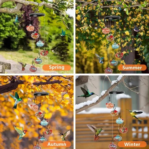 HummiChime™ | Encantadora campana de viento con comedero para colibríes