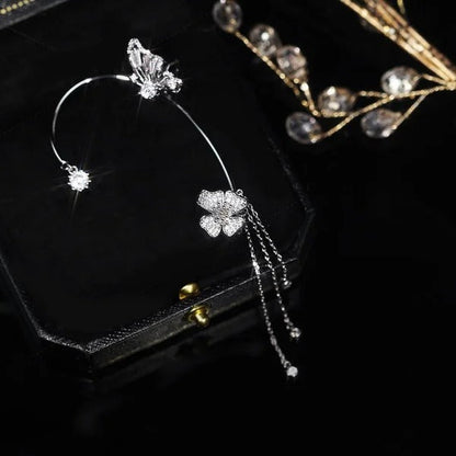 Celestelle™ – Pendientes de Mariposa y Flor con Colgantes (50% de Descuento)