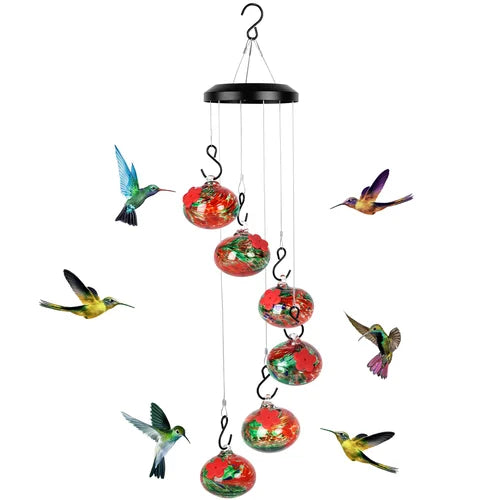 HummiChime™ | Encantadora campana de viento con comedero para colibríes