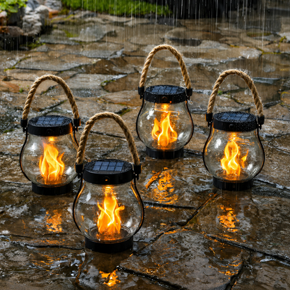 SolarFlame™ | Linterna solar con un realista efecto de llama