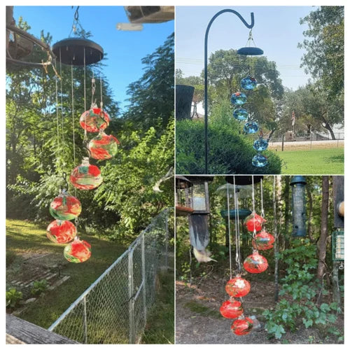 HummiChime™ | Encantadora campana de viento con comedero para colibríes