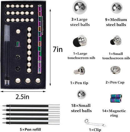 Magnetix™ Bolígrafo Magnético Fingertip | Creativo, relajante y versátil