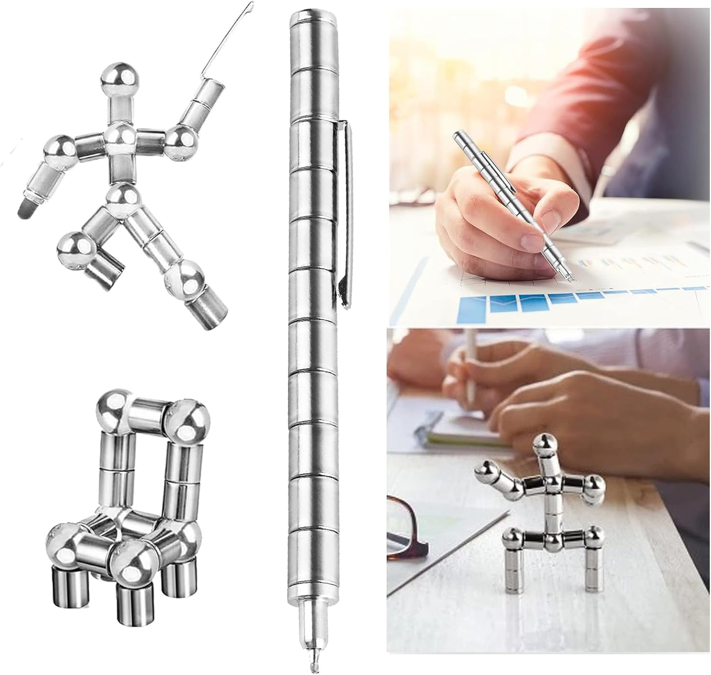 Magnetix™ Bolígrafo Magnético Fingertip | Creativo, relajante y versátil