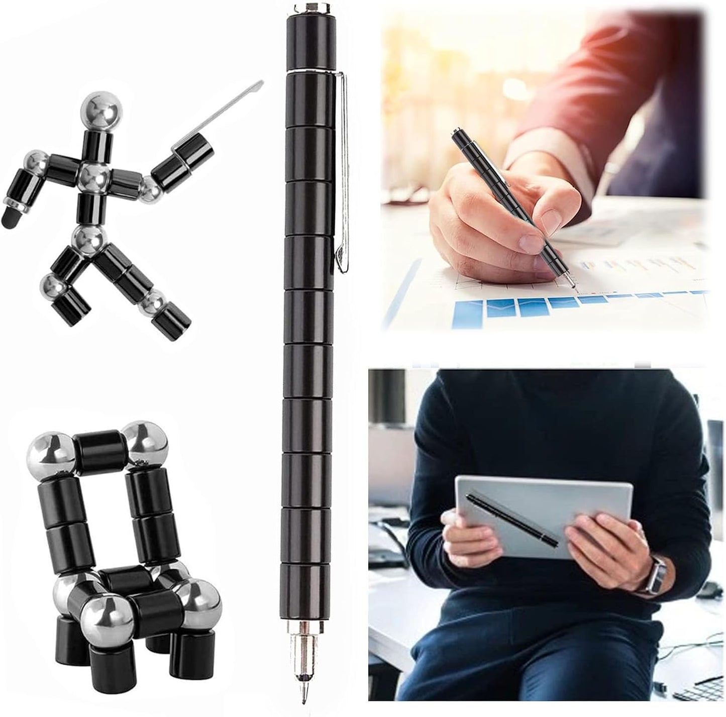 Magnetix™ Bolígrafo Magnético Fingertip | Creativo, relajante y versátil