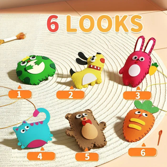 50% Descuento | MiniMasterpiece™ Kit Creativo de Costura DIY para Niños [Último Día de Descuento]
