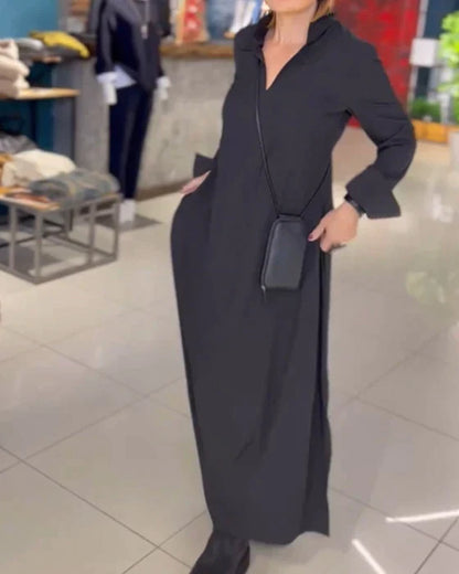 Elise™ – Elegante en comfortabele lange jurk