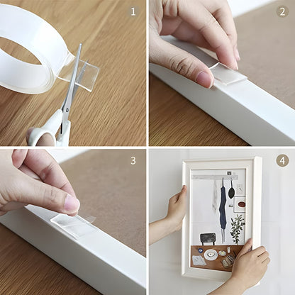 ClearTape™ Cinta Doble Cara Transparente e Impermeable | ¡1+1 GRATIS!