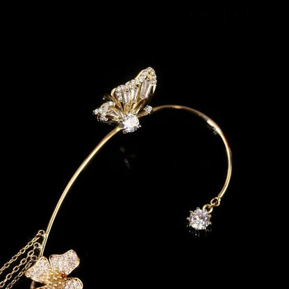 Celestelle™ – Pendientes de Mariposa y Flor con Colgantes (50% de Descuento)