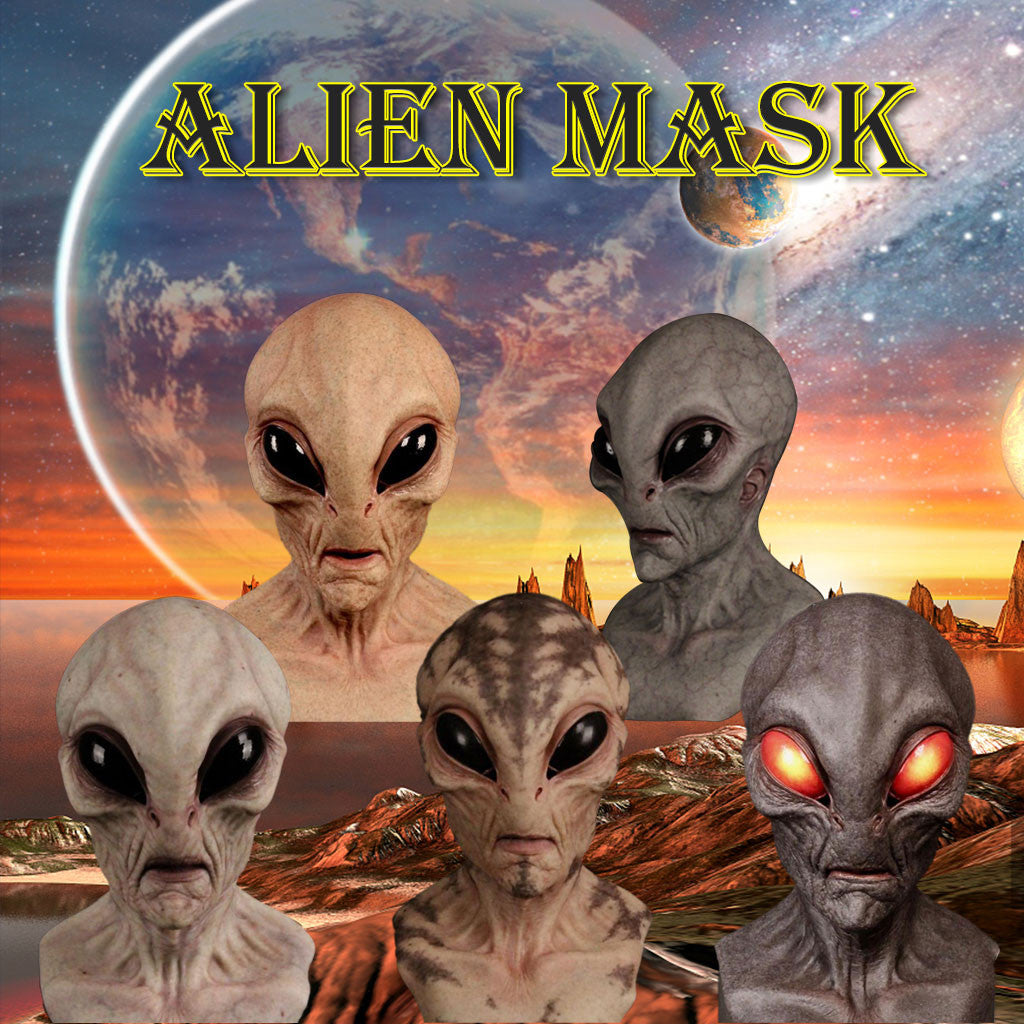 AlienMorph™ Máscara de Silicona 🔥 Venta Anticipada de Halloween -50% DTO | Máscara Alien Divertida