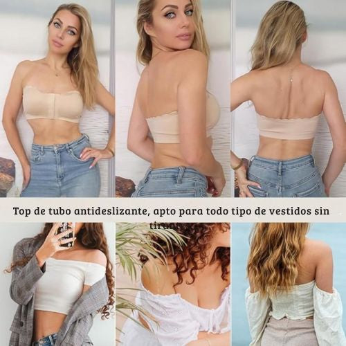 1+1 GRATIS | AllDayLift™ | Sujetador Strapless de Alta Sujeción [Último Día de Descuento]